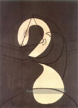 Figure Tête de femme 1930 Cubisme Peinture à l'huile